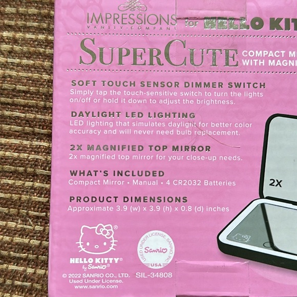 IMPRESSIONS x HELLO KITTY Compact Mirror - Picture 2 of 2